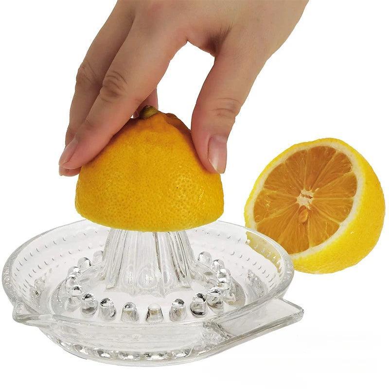 Presse-agrumes manuel en verre sans plomb pour citrons