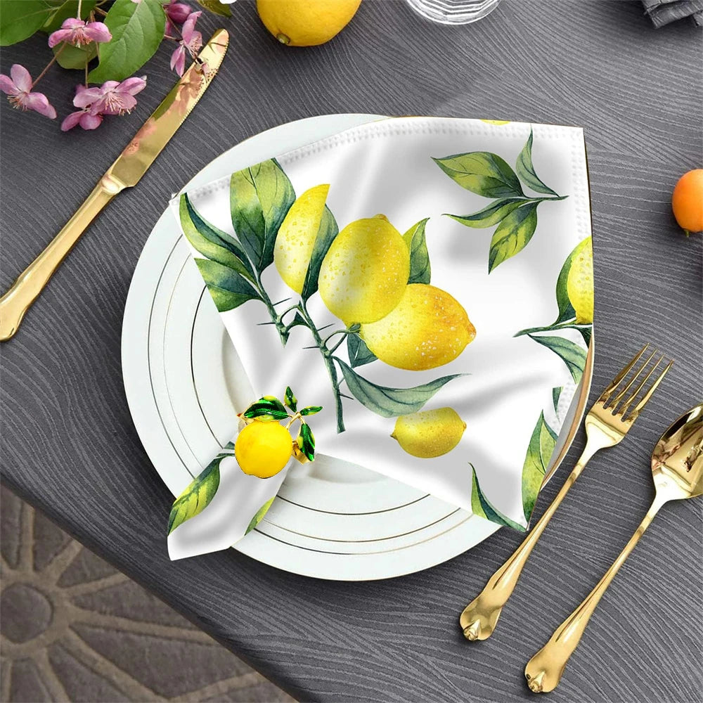 Ronds de Serviette Citron | Citron-du-jour