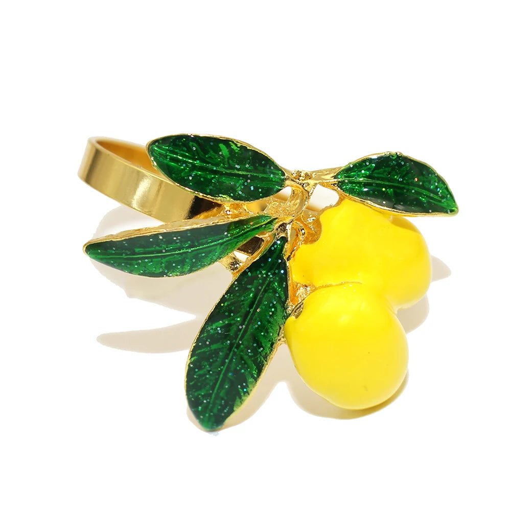 Ronds de Serviette Citron | Citron-du-jour