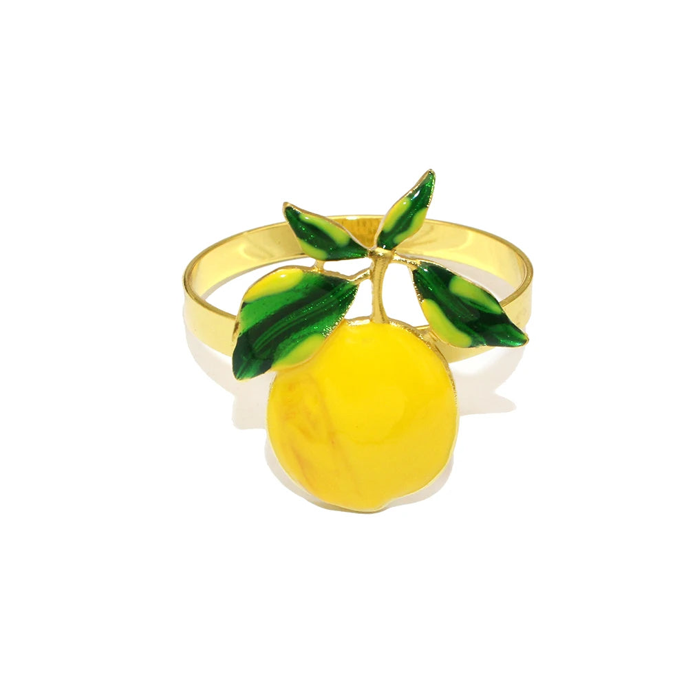 Ronds de Serviette Citron | Citron-du-jour