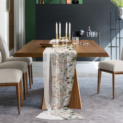 Chemin de Table en Chiffon – Élégant et Rustique pour Mariages et Fêtes Spéciales