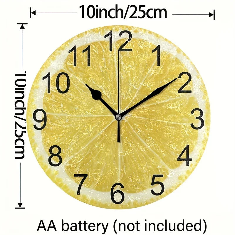 Horloge Murale Circulaire en Aluminium – Décoration Moderne pour Salon et Cuisine