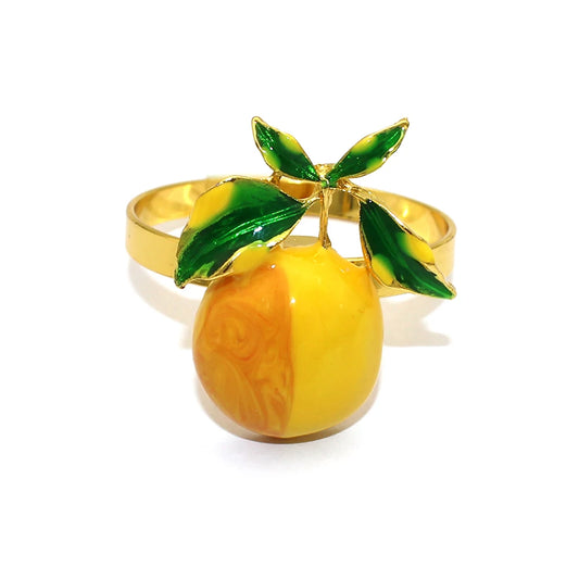 Ronds de Serviette Citron | Citron-du-jour