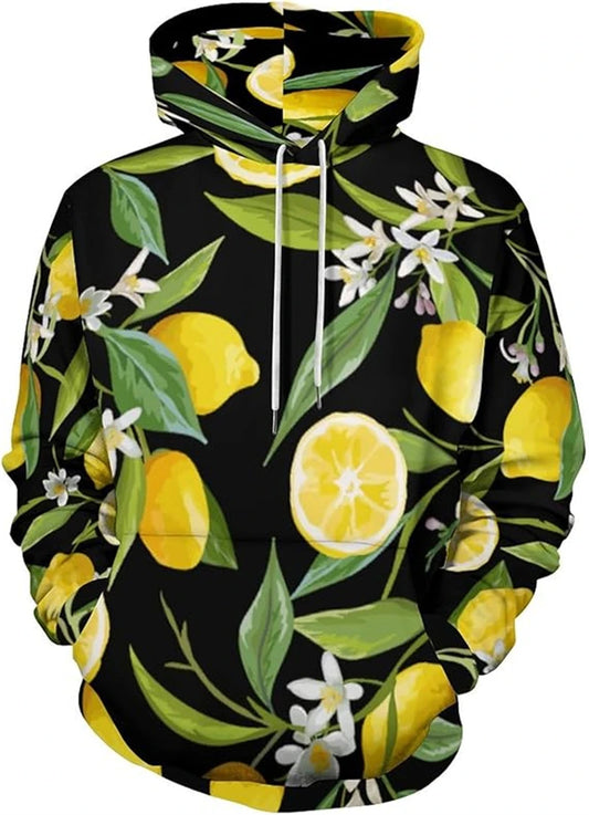 New Fashion 3d Printing Lemon Fruit Pattern Hoodie Casual Street Men Ladies Kids Sweatshirt Couple Clothing New In Hoode Clothes